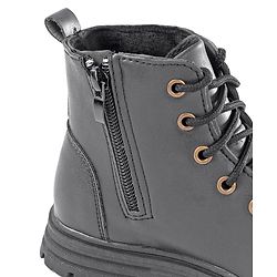 Pine Kids Winter Boots with Lace Up Closure -  Blue