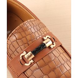 Pine Kids Slip On Party Wear Loafers - Brown