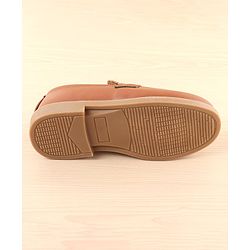 Pine Kids Slip On Party Wear Loafers - Brown