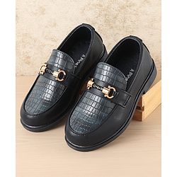 Pine Kids Slip On Party Wear Loafers - Brown