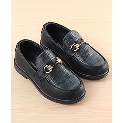 Pine Kids Slip On Party Wear Loafers - Brown