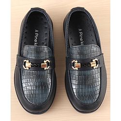 Pine Kids Slip On Party Wear Loafers - Brown