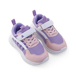Pine Kids Sneaker with Lace up & Velcro Closure - Blue & Pink