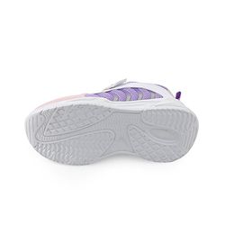 Pine Kids Sneaker with Lace up & Velcro Closure - Blue & Pink