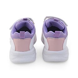 Pine Kids Sneaker with Lace up & Velcro Closure - Blue & Pink