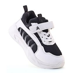 Pine Kids Sneaker with Lace up & Velcro Closure - Blue & Pink
