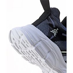 Pine Kids Sneaker with Lace up & Velcro Closure - Black