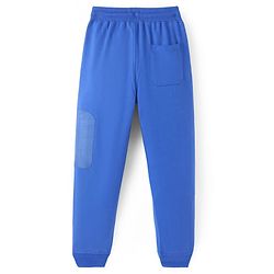 Pine Kids Cotton Knit Full Length Text Printed Lounge Pant - Blue