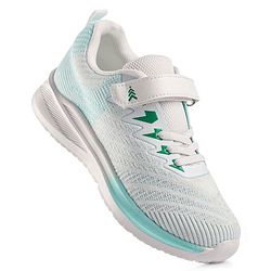Pine Kids Sneakers with Velcro Closure - White & Green