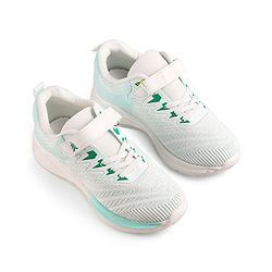 Pine Kids Sneakers with Velcro Closure - White & Green