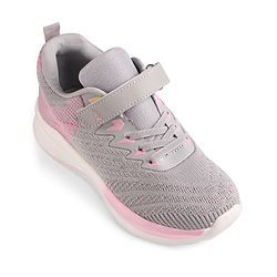 Pine Kids Sneakers with Velcro Closure - White & Green