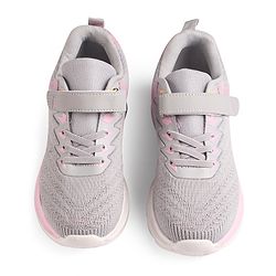 Pine Kids Sneakers with Velcro Closure - White & Green