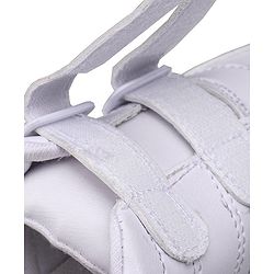 Pine Kids Non Lace School Shoes - White