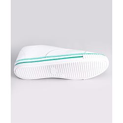 Pine Kids Solid Lace Up School Shoes - White