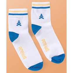 Pine Kids Cotton Knit Ankle Length  Design Socks - Pack of 3 ( Color May Vary )
