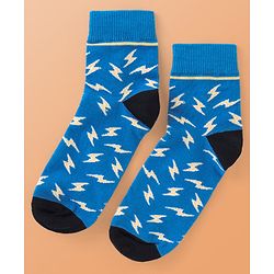 Pine Kids Cotton Knit Ankle Length  Design Socks - Pack of 3 ( Color May Vary )