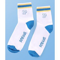 Pine Kids Cotton Knit Ankle Length  Design Socks - Pack of 3 ( Color May Vary )