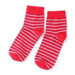 Pine Kids Ankle Length Silvadur Antimicrobial Striped &  Logo Designed Socks Pack of 3 (Colour May Vary)