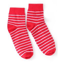 Pine Kids Ankle Length Silvadur Antimicrobial Striped &  Logo Designed Socks Pack of 3 (Colour May Vary)