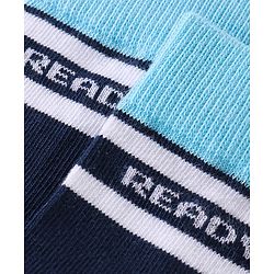 Pine Kids Knitted Silvadur Antimicrobial Ankle Length Text Design Socks Pack of 3 ( Color May Vary  )