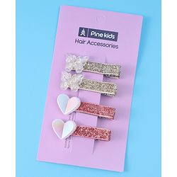 Pine Kids Hair Pins And Clips Free Size - Multicolor