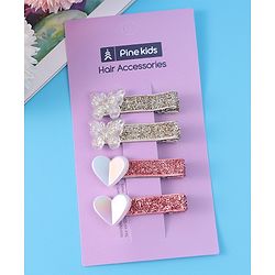 Pine Kids Hair Pins And Clips Free Size - Multicolor