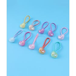 Pine Kids Free Size Rubber Bands Pack of 10 - Multicolor