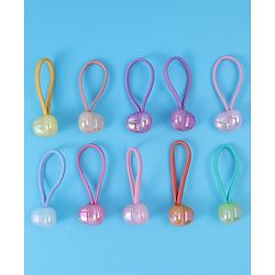 Pine Kids Free Size Rubber Bands Pack of 10 - Multicolor