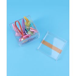 Pine Kids Free Size Rubber Bands Pack of 10 - Multicolor