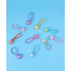 Pine Kids Free Size Rubber Bands Pack of 10 - Multicolor