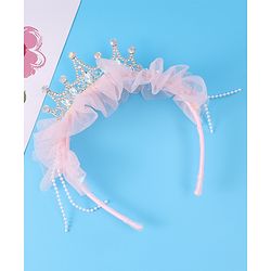 Pine Kids Free Size Hair Bands With  Applique -  Pink