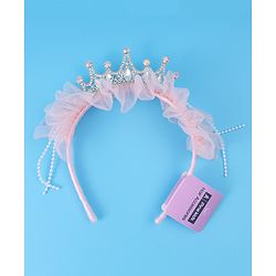 Pine Kids Free Size Hair Bands With  Applique -  Pink