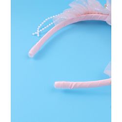 Pine Kids Free Size Hair Bands With  Applique -  Pink
