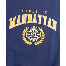 Pine Kids Cotton Knit Full Sleeves Sweatshirt with Text Print - Blue