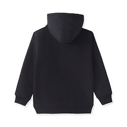 Pine Kids Knit Full Sleeves Hooded Solid Colour Sweatshirt with Kangaloo Pockets- Light Green