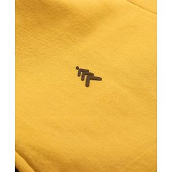 Pine Kids Knit Full Sleeves Hooded Solid Colour Sweatshirt with Kangaloo Pockets- Light Green