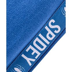Pine Kids Marvel Terry Knit Full Length Lounge Pant with Spider Graphic & Blue Foil Print Detailing - Blue