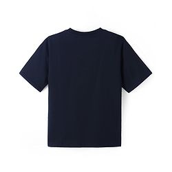 Pine Kids Lucas Terry Knit Half Sleeves T-Shirt with Star Wars Graphics & Holographic Effect - Black