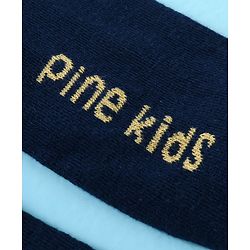 Pine Kids Cotton Knit Ankle Length Color Block Socks Pack Of 3 (Color May Vary)