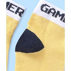 Pine Kids Knit Ankle Length Socks With Gamer Design Pack of 3 (Colour May Vary)