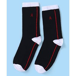 Pine Kids Cotton Knit Ankle Length Color Block Socks Pack Of 3 (Color May Vary)