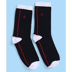 Pine Kids Cotton Knit Ankle Length Color Block Socks Pack Of 3 (Color May Vary)