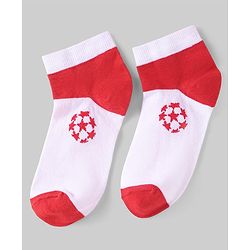 Pine Kids Knit Ankle Length Socks with Stars Design & Color Block Pack of 3 (Color May Vary)