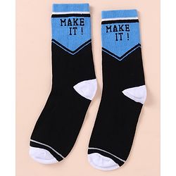 Pine Kids Cotton Knit Ankle Length Color Block Sport Theme Socks Pack Of 3 (Color May Vary)