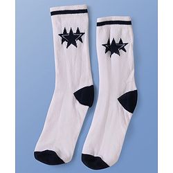 Pine Kids Knit Ankle Length Socks with Star Design Pack of 5 (Color May Vary)