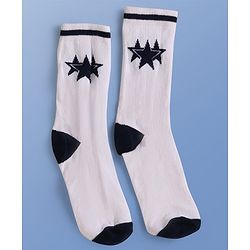 Pine Kids Knit Ankle Length Socks with Star Design Pack of 5 (Color May Vary)