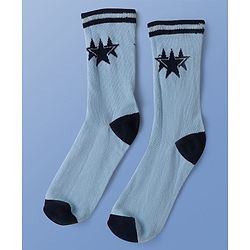Pine Kids Knit Ankle Length Socks with Star Design Pack of 5 (Color May Vary)