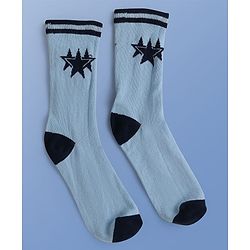 Pine Kids Knit Ankle Length Socks with Star Design Pack of 5 (Color May Vary)