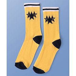 Pine Kids Knit Ankle Length Socks with Star Design Pack of 5 (Color May Vary)