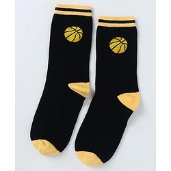 Pine Kids Cotton Knit Ankle Length Sport Theme Socks Pack Of 5 (Color May Vary)